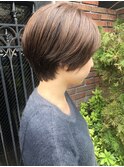 【melt】大人女性に人気◎小顔丸みショート ひし形cut