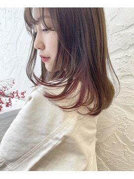 カモン(CAMON) 【CAMON.】 ピンク×インナーカラー”巻かなくていい”