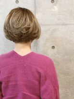 ピュアソウル(Pure Soul)&nbsp;N.Y.ドライカット★ハイトーンボブ×バニラベージュ[渋谷]