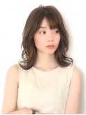 オトナ女子の外ハネやわらか鎖骨ボブ