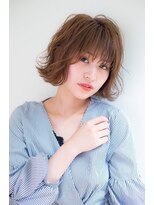外ハネボブ　大人可愛いボブ