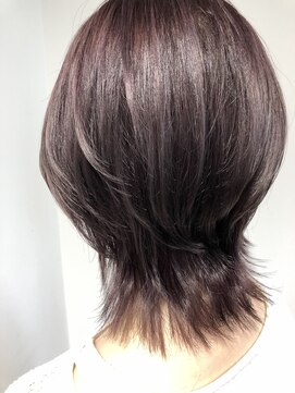 エル ヘアサロン なんば店(eL) eL☆HIROSHI ウルフ ヴァイオレット ケアブリーチ トキオ