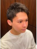 束感ツーブロックショート
