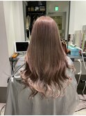 シールエクステとパールミルクティーカラー♪朝長