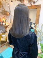 ボルタノット(volta∞knot)&nbsp;ストレート×ブリーチ無しダブルカラーアッシュグレー★