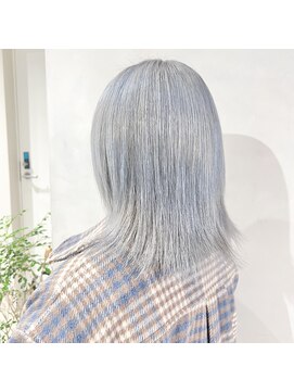 エイト ヘアサロン 渋谷本店(EIGHT) ホワイトシルバー