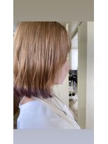 アミーリットルアットタクマ(amie:L at takuma)&nbsp;外ハネ裾カラー