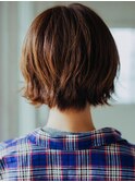 美髪/大人かわいい/こなれミディ/サンドベージュ[千歳船橋]