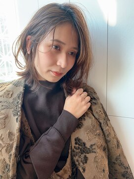 アイティー バイ アルバム 浦和店(IT by ALBUM) ゆる巻きワンカール_外ハネボブセクションカラー_79012