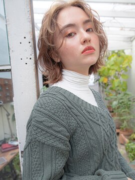 ヘアアンドメイク ルナルナ 天童店(HAIR&MAKE LUNA LUNA) ハイトーンモテボブ