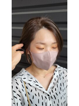 ロフト プロデュースドバイウシワカマル(loft produced by ushiwakamaru) コンパクトショート×イヤリングカラー