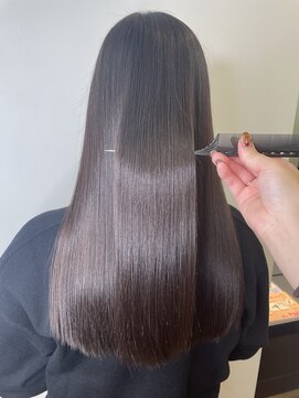 ヘア サークル ジープ 石井店(hair circle geep) 【マグネットカラー】艶くすみベージュ