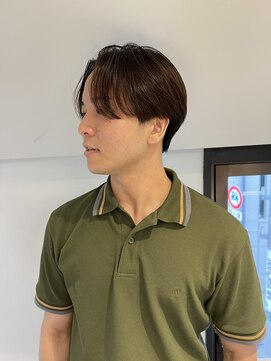 トレス(TRESS) センターパート　毛流れショート　ニュアンスパーマ