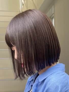 コレクティブワーク 表参道 渋谷(COLLECTIVE WORK) バイカルテ レイヤー 髪質改善 ベージュ 酸熱トリートメント