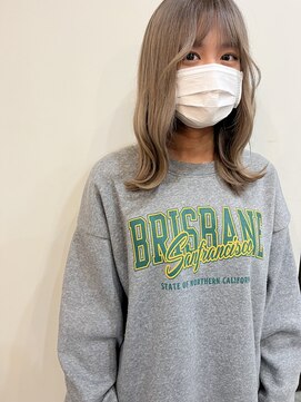 スイート ヘアデザイン(Suite HAIR DESIGN) ダブルカラー透明感ゆる巻ナチュラルヘア