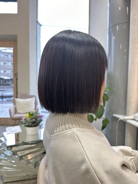 エル バイ ロンド 関(elle by Lond) [elle by lond]栗原　瑠世　切りっぱなし外ハネ内巻きスタイル