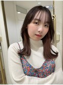 ”くびれヘア×春カラー” なかもと はな