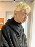 抜きっぱなしブロンドショートウルフ