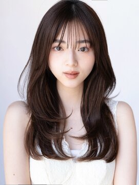 エインアンリー 明治神宮前(AIN.ANLY.) ★黒髪クラゲヘアーオリーブグレー小顔ココアベージュ韓国ヘア