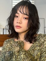 ラフィス ヘアー エルア 武庫之荘店(La fith hair elua)&nbsp;【La fith】ニュアンス巻き×シアーブラック