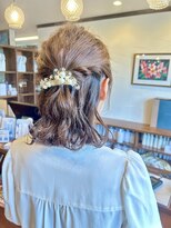 美容室 ルチア ハワイ(Luccica HAWAII)&nbsp;ハーフアップ