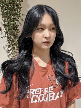 ゼスト 中野店(ZEST) 【ZEST中野/chihiro】ブルーブラックで韓国くびれヘア