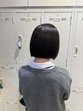 ステラバイケンジ(STELLA by KENJE) 大人綺麗ボブ/藤沢/髪質改善縮毛矯正/ショート/脱白髪染め透明感