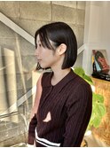 切りっぱなしボブ