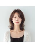 外ハネ　くびれ　ショート