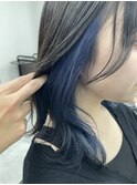 シルバーブルー×インナーカラー