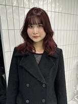 ゼスト ジグ(ZEST ZIGU)&nbsp;ブリーチなしカラー　チェリーレッド　吉祥寺　AN