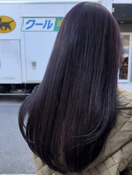 ラウレア(LAULEA) レイヤーカット/パープルカラー/ダブルカラー/韓国カットカラー