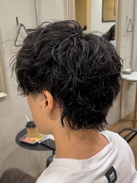 ヘアプレイスソル (HAIR PLACE SoL) メンズ/スパイラルパーマ/マッシュショート