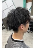 骨格補正☆マッシュパーマ