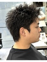 イーラ(era)&nbsp;スパイキーショートパーマ/メンズ/刈り上げ/眉毛/ツイスト