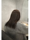 大人可愛い艶髪　ブラウンベージュ