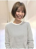 軽めのレイヤーボブ