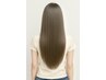 《平日限定》カット+透明感カラー(白髪染も可)+メテオ髪質改善アルカリ酸熱Tr