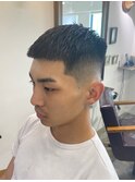 ベリーショート スキンフェードクロップ