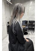 ★ダークグレーブラック×プラチナホワイトシルバーのバレ★