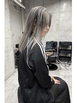 アコ(Aco)&nbsp;★ダークグレーブラック×プラチナホワイトシルバーのバレ★