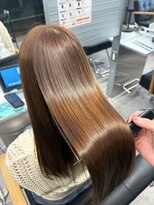 キング 梅田店(K!ng)&nbsp;縮毛矯正髪質改善ハイライトレイヤーカット梅田美容室エクステ