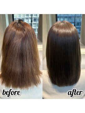 ルミス 表参道(Lumis) ストレートスタイル/艶髪/髪質改善/縮毛矯正/表参道/青山/外苑前