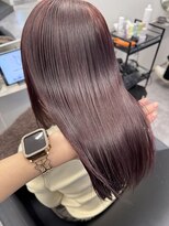 ニュイ 木更津(nuit)&nbsp;着物ヘア/ダークアッシュ/ミディアムレイヤーカット/木更津