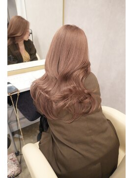 マーシュアンメゾン(Marsh un maison) エフェクトブリーチ×ピンクミルクティー/layer style