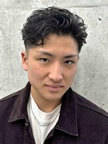 ヘッドストック 大和八木店(HEAD STOCK) ラルフカールメンズラルフパーマ極道パーマ眉毛ハーフバック