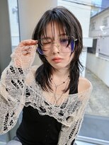 メゾンデエムスラッシュ センター北(Maison des M.SLASH)&nbsp;ダークアッシュ/シャギーカット/ハイレイヤーウルフ/センター北