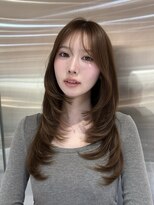 ルームバイシー 新宿(Loom. by Sea)&nbsp;□ 伸ばしかけヘア×ブリーチなしカラー ［髪質改善］