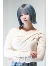 ステラ ヘア デザイン サロン(STELLA hair design salon)&nbsp;ルーツカラー×切りっぱなしボブ　A