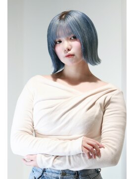ステラ ヘア デザイン サロン(STELLA hair design salon) ルーツカラー×切りっぱなしボブ A